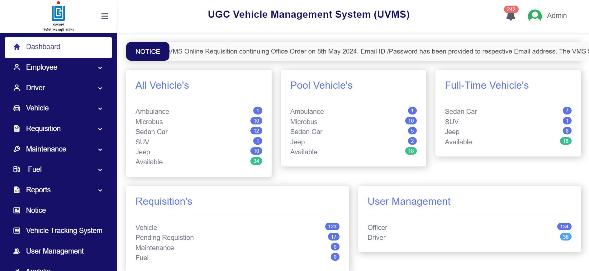 Vehicle Management System 